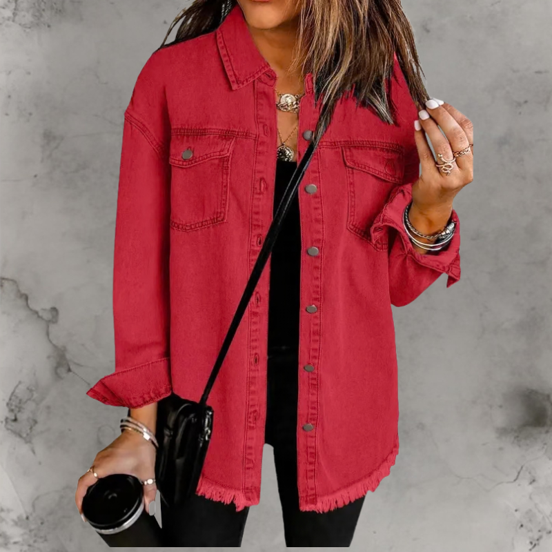 Kian™ | Casual Denim Jas Met Knopen