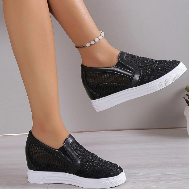 Nadja™ | Modieuze Kristallen Sneakers voor Dames