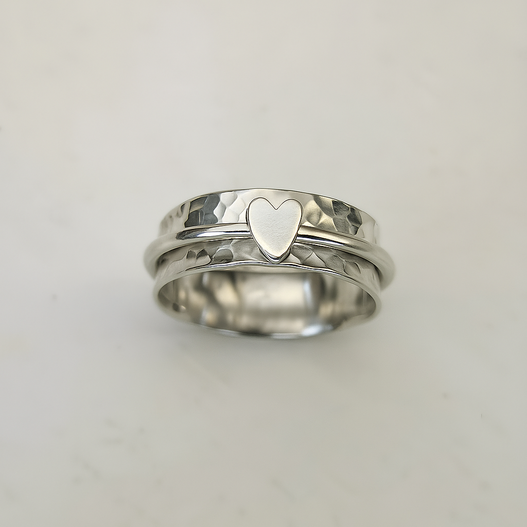 Laluna® | Zilveren Ring met Hartje