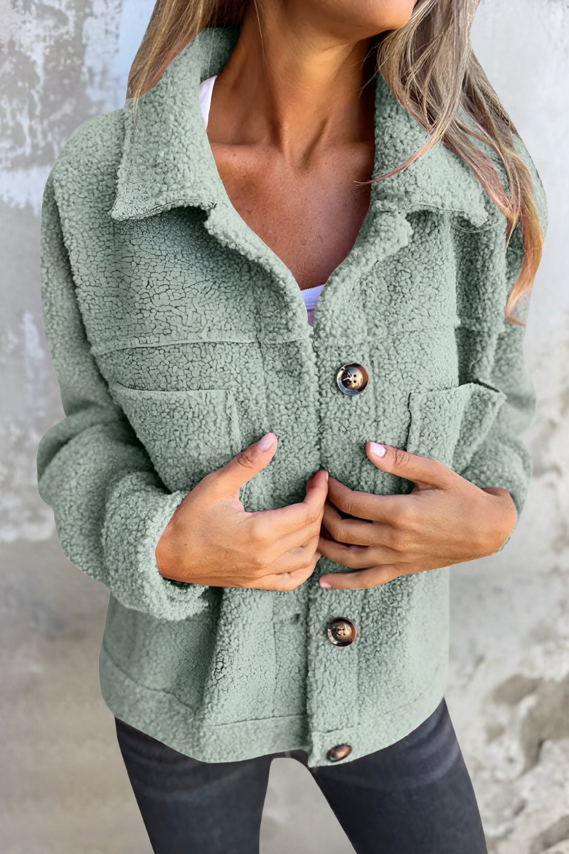 Rina™ | Warme casual teddy jas