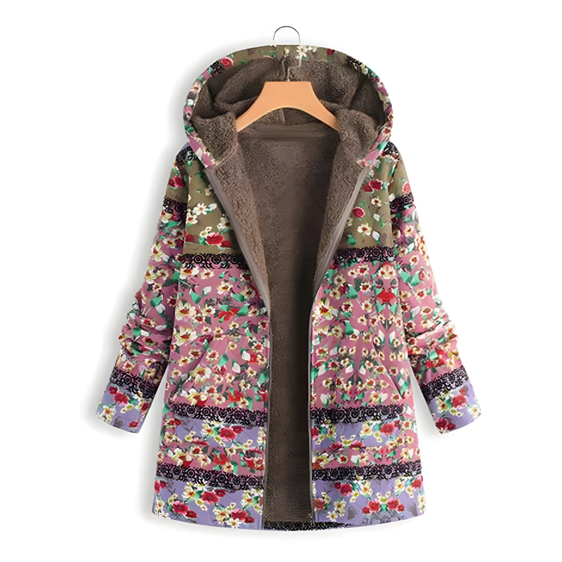 Mira™ | Stijlvolle Bloemen Fleecejas