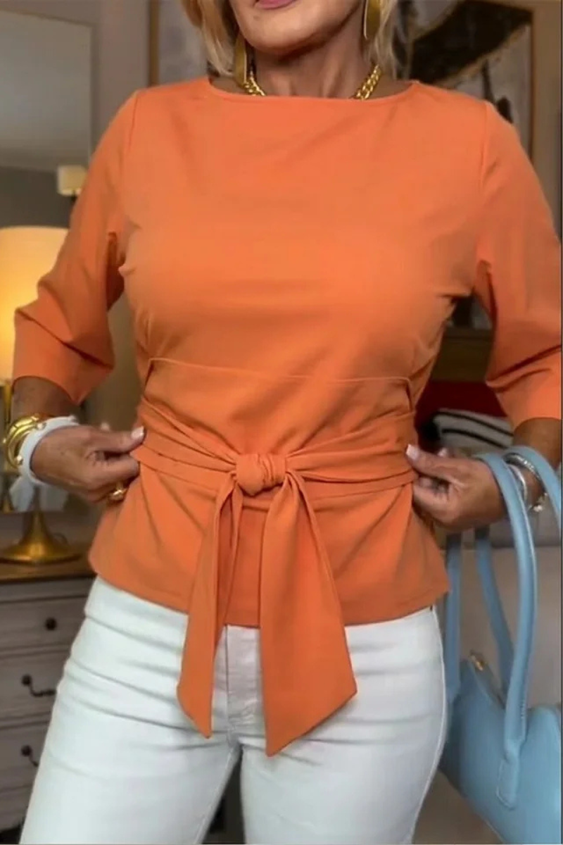 Daria™ | Stijlvolle Strik Taille Top (1+1 Gratis)