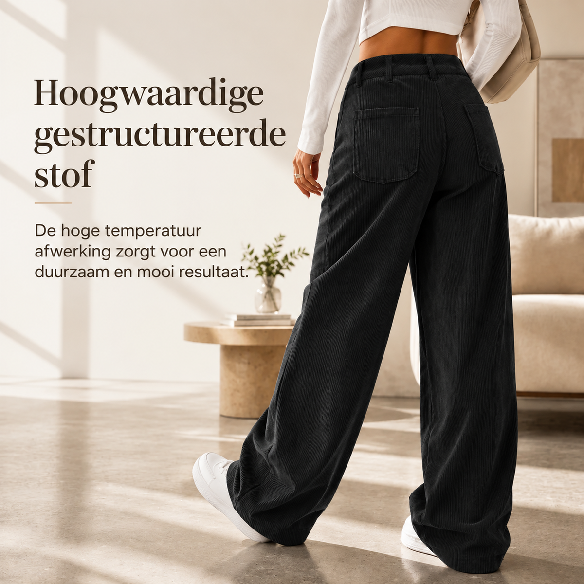 Noelle™ | Comfortabele Wijde Broek Met Zakken