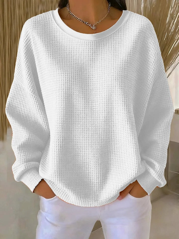 Sari™ | Casual Textuur Gebreide Trui