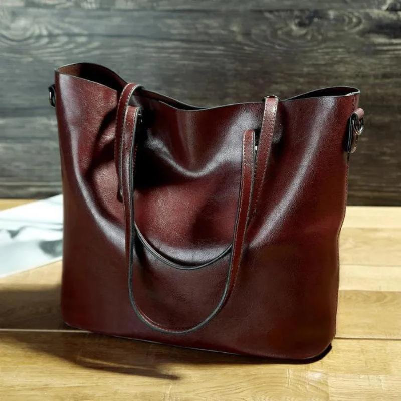 Nicole’s Favoriet | Vintage Schoudertas van Vegan Leer