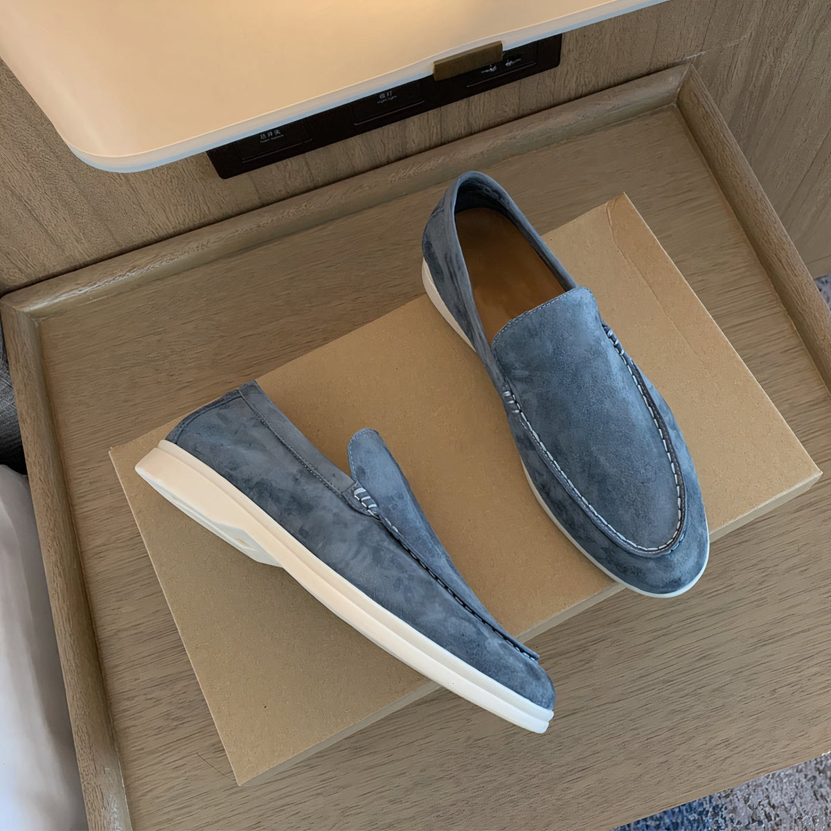 Calvin | Luxe suède loafers