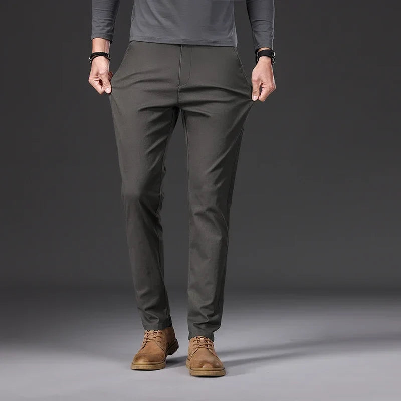 Gijs | Katoenen chino met comfortabele taille