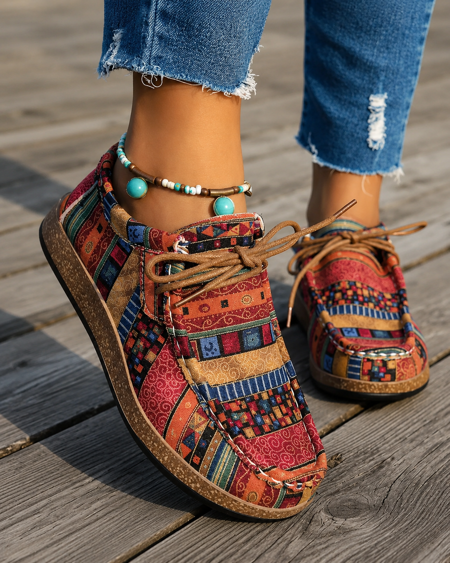 Loes™ | Kleurrijke Orthopedische Schoenen Met Flexibele Zool