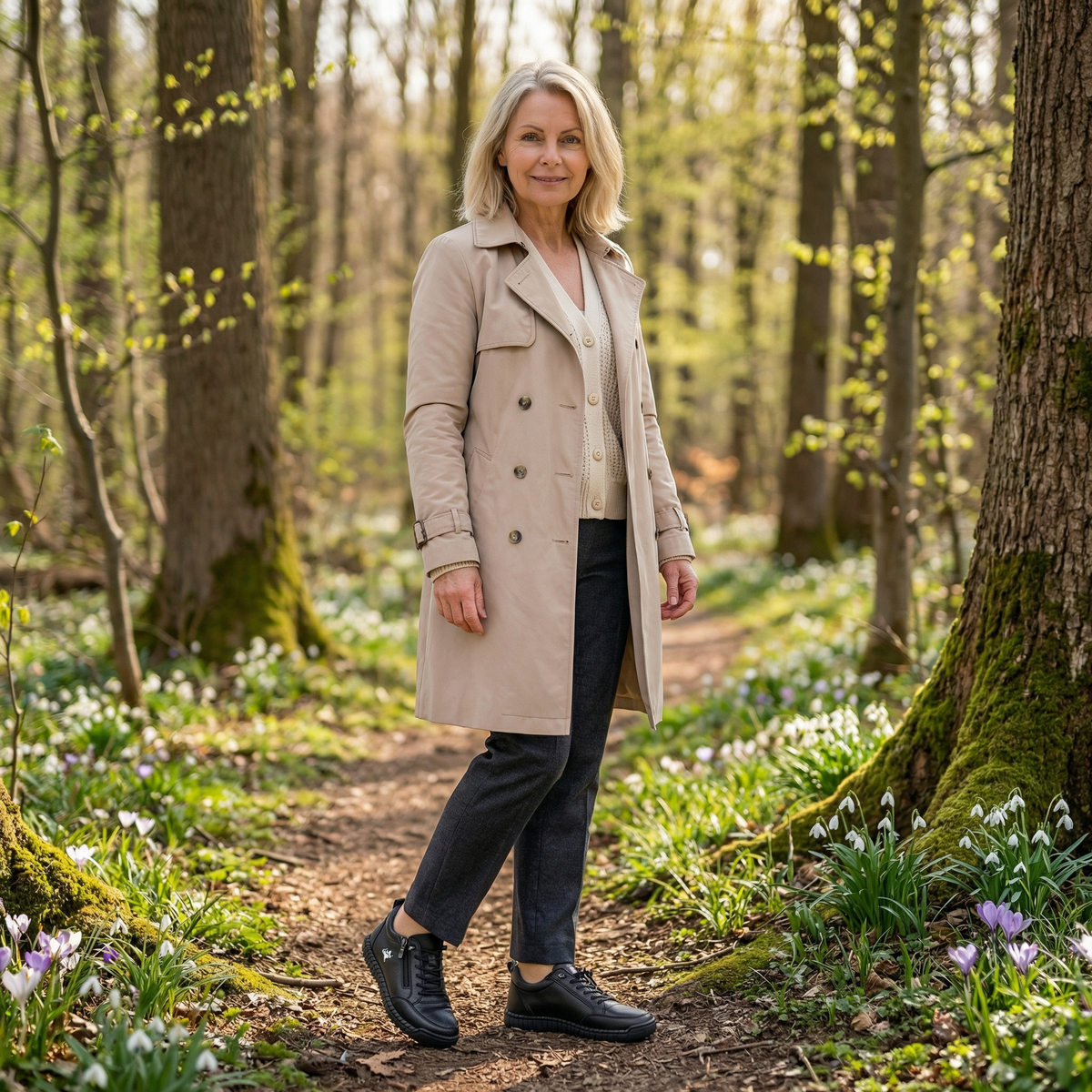 Lynn - Comfortabele sneakers met rits en goede ondersteuning