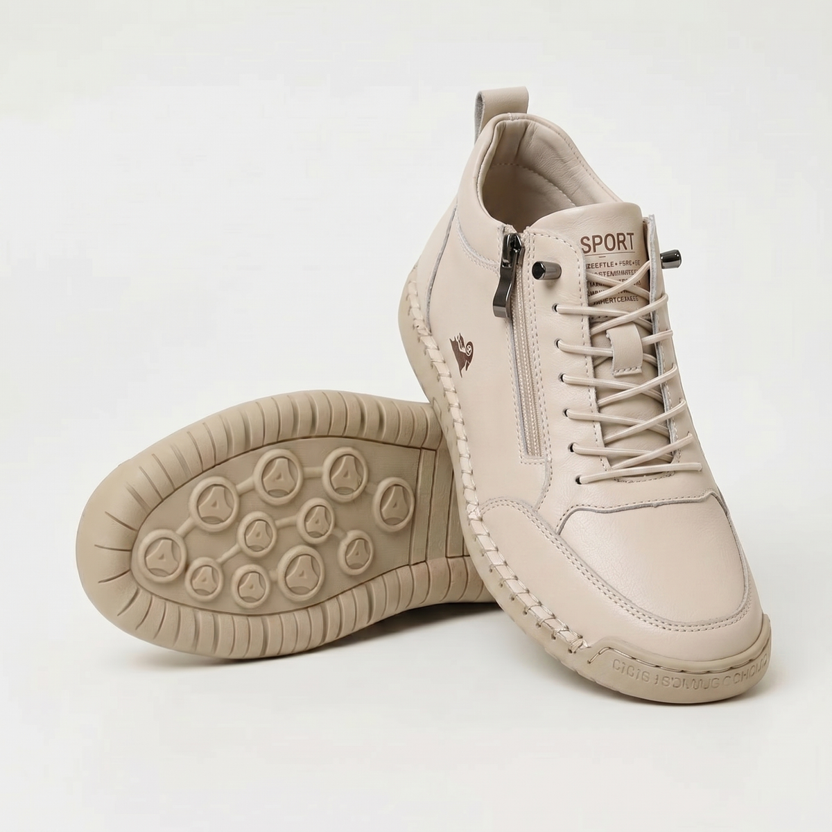 Lynn - Comfortabele sneakers met rits en goede ondersteuning