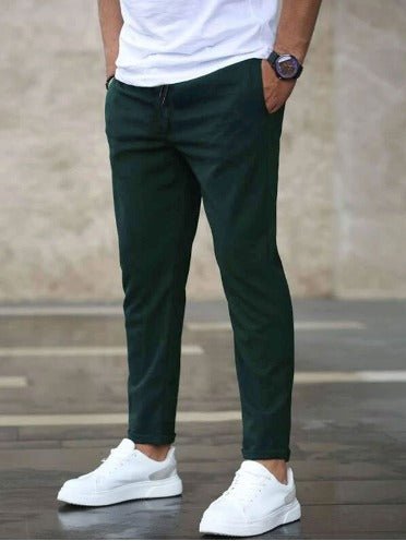 Martin | Casual broek met koordsluiting