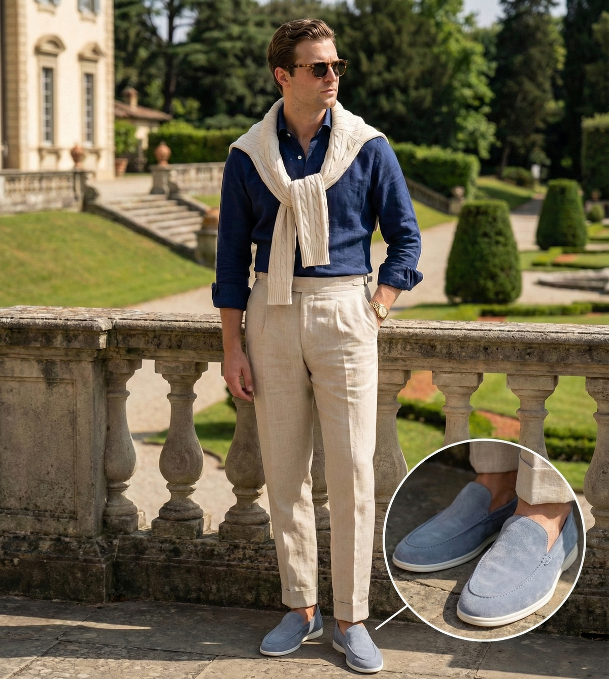 Lorenzo | Suède loafer